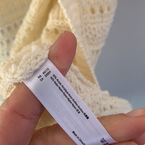 Anthropologie open mix knit cardigan beige one size‎ lagenlook oversized duster - Picture 5 of 11